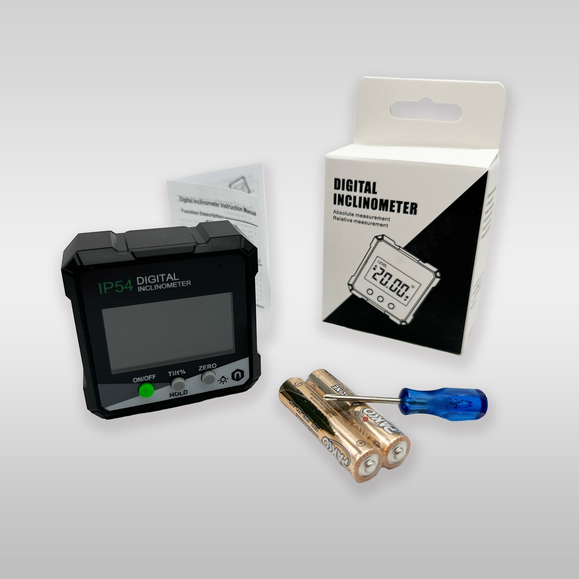 Digital protractor Foil Digital Level Box Wind Lounge